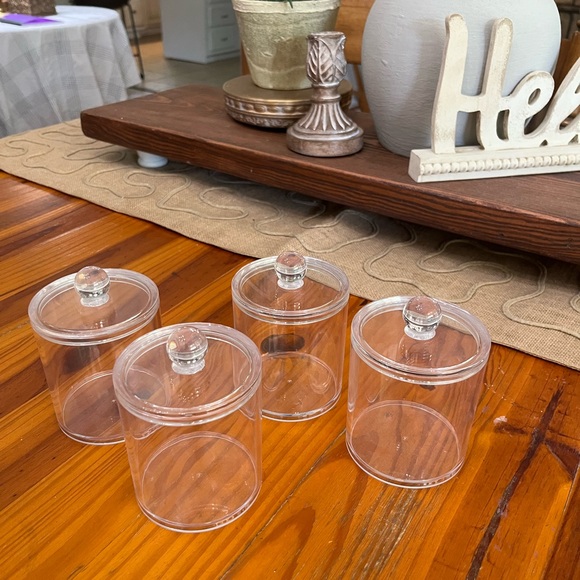Set of 4 Clear Bathroom Organizers - Picture 1 of 4
